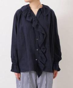 2025年最新】journal standard luxe リネン フリルブラウスの