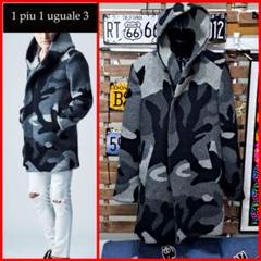 定価17万　1piu1uguale3 カモフラ　ラップコート　ウィッチコート　V 定価17万1piu1uguale3 カモフララップコートウィッチコートV