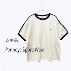 美品 Penney's SportsWear ペニーズ 半袖Tシャツ ホワイト