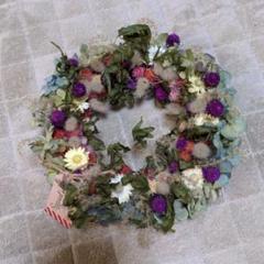 秋色紫陽花クレセントリース2024 ♡約21センチ 秋色紫陽花クレセントリース2024 ♡約21センチ