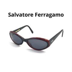 Salvatore Ferragamo フェラガモ サングラス ブラック 黒 赤