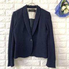 ZARA BASIC ザラ テーラードジャケット シングル パワーショルダー