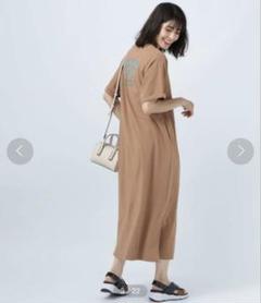 【美品】BAYFLOW バックプリントロングワンピースのサムネイル