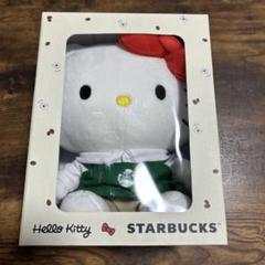 Starbucks - 【非売品ステッカー付き】スターバックス × 50周年 ハローキティ ぬいぐるみ スターバックス ハローキティ コラボ ぬいぐるみ 50周年 海外
