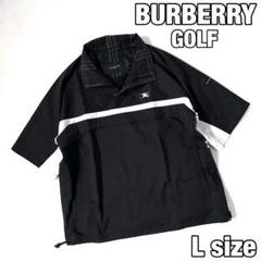 バーバリーゴルフ ポロシャツ ワンピース ノバチェック 黒 大きいサイズ L Burberry GOLF/バーバリーゴルフ ノバチェック スキッパー