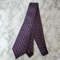 【美品】ARMANI COLLEZIONI バーガンディ ネクタイ