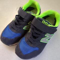 New Balance スニーカー 20.5cm ネイビー/グリーン