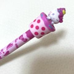 【未使用】レア USJ限定 ハローキティマスコット ボールペンピンク 2010年 レア初期 USJ限定 ピンクオープンカー HELLO KITTY ボールペン