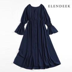 817t*美品 エレンディーク ELENDEEK 2WAYワンピース