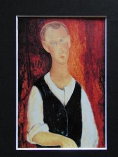 アメデオ・モディリアーニ、【若き農夫の肖像】、高級画集画