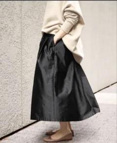 IENA タフタギャザースカート