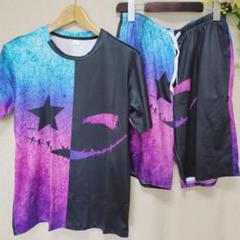 セットアップ Tシャツ 冷感 半袖 上下セット ハーフパンツ ショート パンツ