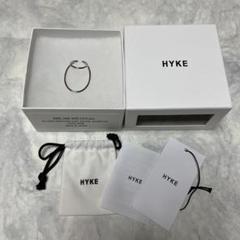 HYKE ハイク　ELLIPSE HOOP イヤーカフ　シルバー　[美品]