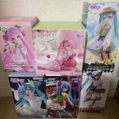 予約販売】本 初音ミク 桜ミク プライズフィギュア六点セット
