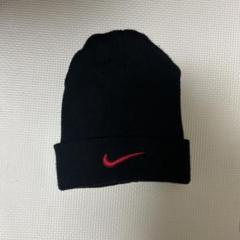 【90’s】新品NIKE ボンボンニット帽　ビーニー　vintage タグ付き 90's】新品NIKE ボンボンニット帽 ビーニー vintage タグ付き