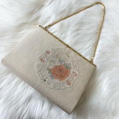 和装 ハンドバッグ 刺繍 花 着物 浴衣 和装小物 手提げ 和服