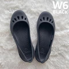 crocs サンダル マリンディ ラバー W6 ブラック
