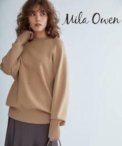 10T161☆ Mila Owen トレーナー ハイネックニット 秋冬 綺麗め