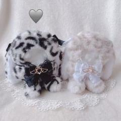 b179 ぬい服 12cm ちびぐるみ 着ぐるみ おすわり 白黒 うさぎセット b179 ぬい服 12cm ちびぐるみ 着ぐるみ おすわり 白黒 うさぎ