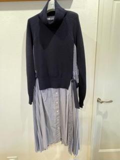 sacai Wool Knit Dress