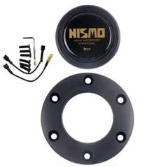 黒*煙様 NISMO 旧ロゴステアリングハンドル当時物日産