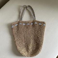 ☆PORTLAND ペーパーショルダーバッグ☆トートバッグ ブラウン ストライプ