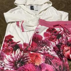 Rady❤︎花びらアイリスフラワーセットアップ　ショーパンパーカー Rady❤︎花びらアイリスフラワーセットアップ ショーパンパーカー