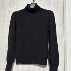 バーバリーロンドン　タートルネック　ニット　セーター　ノバチェック　ラメ混 美品！BURBERRY LONDON タートルネックニット 1 ノバチェック