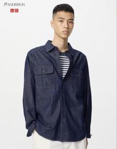 ⭐️タグ付き　JW ANDERSON ユニクロ　オーバーデニムシャツ ユニクロ&JWアンダーソン25春夏 デニムシャツをレビュー！汎用性