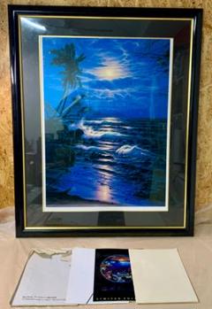 絵画 クリスチャン・リース・ラッセン【ホオキパソリチュード 絵画 クリスチャン・リース・ラッセン【ホオキパソリチュード