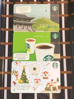 【日本未発売】スターバックスカード★スタバカード3枚セット【海外限定】