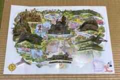 カリフォルニアディズニーランド　マップ　立体　飛び出す　アナハイム　地図 行く前に知りたい！ディズニーランドリゾート・カリフォルニア