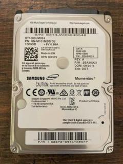使用時間538h SAMSUNG 2.5インチHDD 1TB 動作確認済