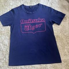 Onitsuka Tigerオニツカタイガー　 ネイビー Tシャツ Mサイズ
