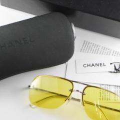シャネル　CHANEL サングラス　イエロー　5010 53□19 135 NICE! Chanel 5010 Sunglasses 501/91 Gloss Black 53[]19-135