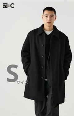 入手困難 ユニクロ +J ブラック ウール ピーコート L 2025年最新】ユニクロ uniqlo +jウールブレンドオーバーサイズ