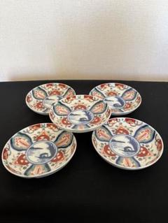 赤絵金彩皿　３個セット Amazon.co.jp: たち吉 『赤呉須花鳥』 赤絵金彩 中皿 5枚 大皿