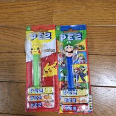 PEZ 2種 新品　ピカチュウ、ルイージ