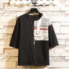 Tシャツ メンズ 五分袖 クルーネック トップス カジュアルTシャツ