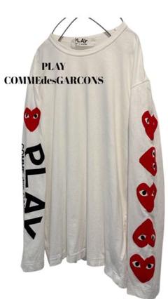 ギャルソン　PLAY COMME des GARCONS 長袖カットソー　XXL