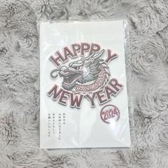 年賀状 2024 10枚入り 私製 印刷済み デザイナーズ 辰