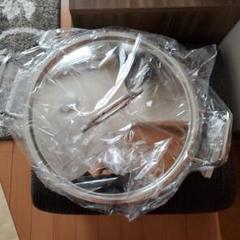 お値下げしました 服部先生　ジオ　2段蒸し器　25センチ(新品) お値下げしました 服部先生 ジオ 2段蒸し器 25センチ(新品