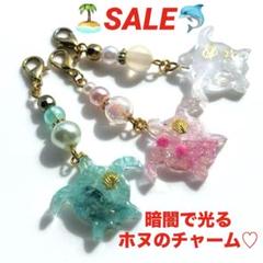 ❤️限定SALE❤️ レジンチャーム　幸せを呼ぶホヌ　亀　ハワイアン　Hawaii