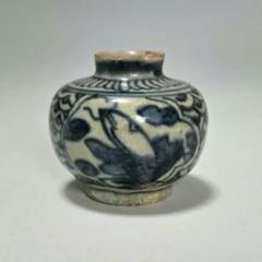 中国南方系 東南アジア古陶磁器 青華 安南 宋胡録 小壺 茶入れ