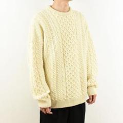 B2894 vintage ORVIS アランニット 長袖ニットセーター