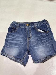 デニムショートパンツ ゴム入り
