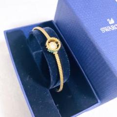 Swarovskiスワロフスキー バングル　ブレスレット ゴールド クリスタル