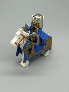 オールドレゴ お城シリーズ キング ミニフィギ 馬付き