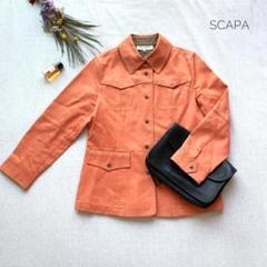 SCAPA　スキャパ　ハードコットンジャケット　オレンジ　M