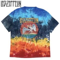 06M009◯ LED ZEPPELIN タイダイ 半袖 カットオフ Tシャツ